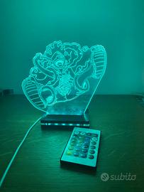 Lampada illusione 3D Luce notturna a LED Anime