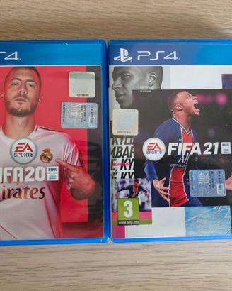Fifa 20 e Fifa 21 PlayStation4