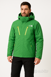 Giacca da sci The North Face verde impermeabile
