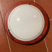 Plafoniera in legno