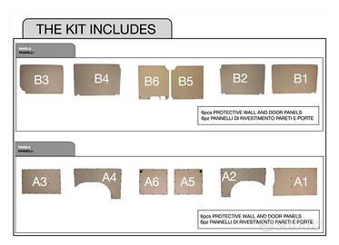 Pannelli di rivestimento  Ducato Jumper Boxer L1H1