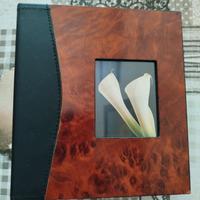 Libro porta fotografie NUOVO