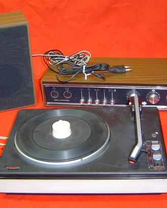 GIRADISCHI PHILIPS 214 CON AMPLIFICATORE E 1 CASSA