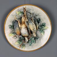 Piatto da Parata in Maiolica con Cacciagione