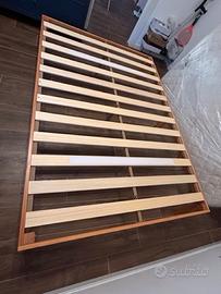 Struttura letto legno Rovere 140 x 200 1p.e 1/2