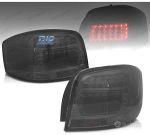 FANALI PER AUDI A3 8P 03-08 LED CRISTALLO SCURO