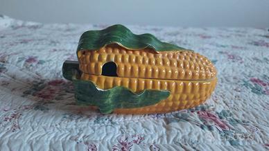 Salsiera in ceramica a pannocchia
