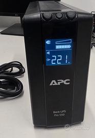UPS APC Back-UPS Pro 550 con batteria funzionante