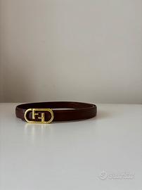 cintura fendi marrone 