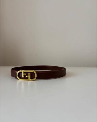 cintura fendi marrone 