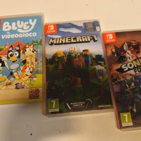 3 giochi Nintendo switch 