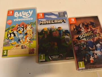 3 giochi Nintendo switch 