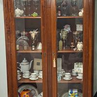 vetrinetta vero legno antica