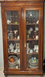 vetrinetta vero legno antica