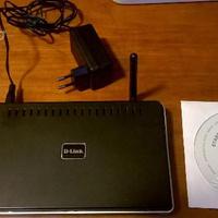 Modem D-Link DSL-2640R + adattatore wireless USB
