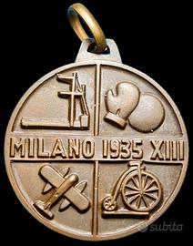 Medaglia Mostra dello Sport Milano 1935 Ø27mm Rara