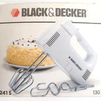 SBATTITORE BLACK & DECKER M 241 S 130 V + 4 fruste
