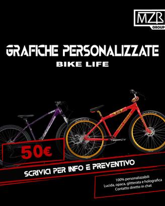GRAFICHE PERSONALIZZATE bici bikelife