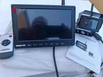 Telecamera e Monitor wireless per camper/furgoni