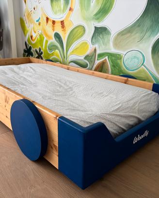 LETTINO MONTESSORI WOODLY SKATE GRANDE CON FUTON