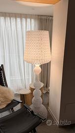 Lampada Kabuki bianca 166 cm - imitazione Kartell