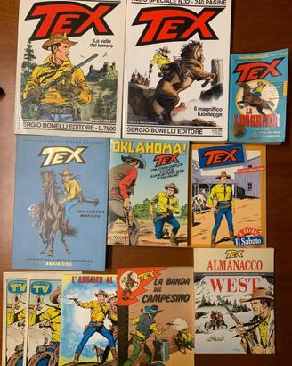 Tex varie edizioni
