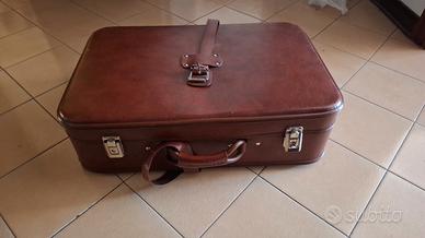 Valigia rigida vintage con cintura, Anni '60-70