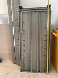 Scaffale Metallico 12 Ripiani Rinforzati 100x50 cm