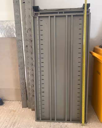Scaffale Metallico 12 Ripiani Rinforzati 100x50 cm