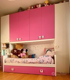 Cameretta Mondo Convenienza - bianco e ciclamino 