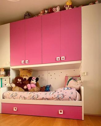 Cameretta Mondo Convenienza - bianco e ciclamino 