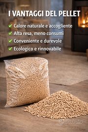 Bancale 70 SACCHI pellet (Immagine a scopo illustr