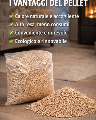 Bancale 70 SACCHI pellet (Immagine a scopo illustr