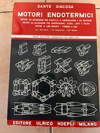 Libro Motori Endotermici di Dante Giacosa