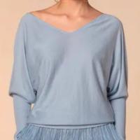 Cashmiretta Lizé Elisa Denim taglia M