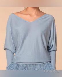 Cashmiretta Lizé Elisa Denim taglia M