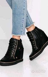 Sneakers zeppa scarpe da ginnastica 37