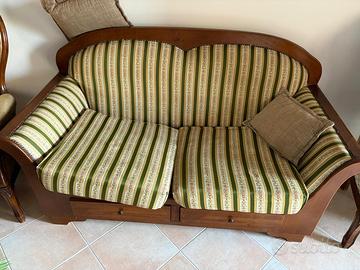 Divano legno massello