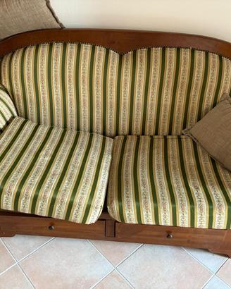 Divano legno massello