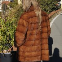 pelliccia di visone orizzontale 