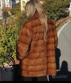 pelliccia di visone orizzontale 