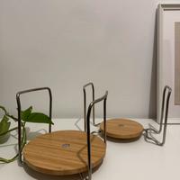 2 portapiatti Variera IKEA in bambù