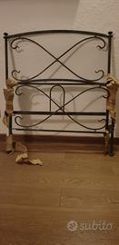 Letto singolo in ferro