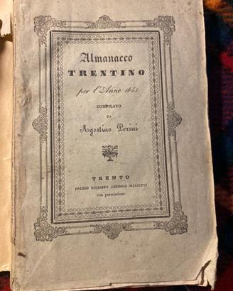 Almanacco trentino per l'anno 1843