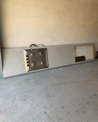 Top cucina e fuochi gas