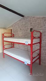 Letto a castello 204x84  (compreso di reti)