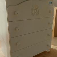 Fasciatoio bagnetto cassettiera Pali