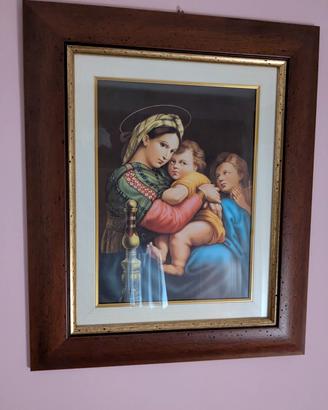 Quadro riproduzione Madonna della seggiola - nuovo
