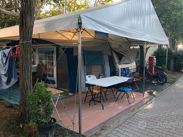 Struttura in acciaio con telo in PVC