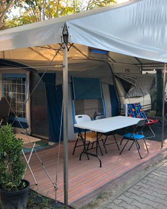 Struttura in acciaio con telo in PVC